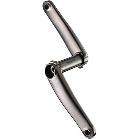 Cane Creek eeWings All-Road Titanium Crankset - 165mm, 8-Bolt Direct Mount, 30mm Spindle, Brushed Titanium