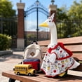 thumbnail image 6 of UALSRZL Porch Goose Outfits Set, 23in Return To School Season Porch Goose Outfit, Geese Outfits with Bow for Lawn Garden Patio Yard Decor, Multicolor, 6 of 7