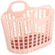 thumbnail image 1 of GOOHOCHY Cesta de almacenamiento de plástico con diseño de asa, cesta de frutas, cesta de compras, cesta portátil, cesta plegable, 1 of 8
