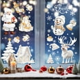 thumbnail image 4 of Ganfancp Christmas Window Stickers White Christmas Snowman Christmas Tree Statics Stickers Window Christmas Decoration Stickers Rebajas Hoy Liquidación 2*9* Adhesivos para Ventanas, 4 of 7