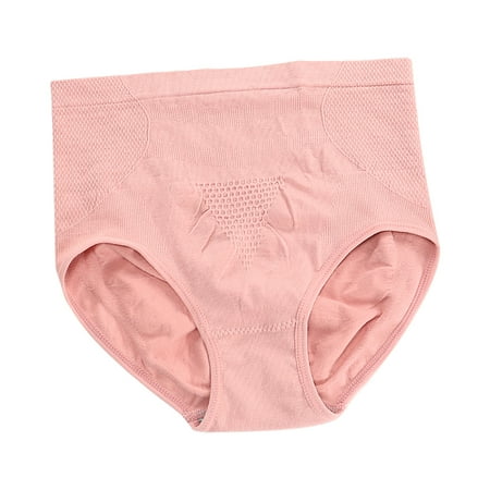 Bigersell Womens Underwear Cheeky Clearance Seamless Underwear Women G-Strings Panty Style P-1462 Nylon Brief Panties Thong Bikini Sets Ladies Briefs Mid Waist Women s Bikini Panties Pink XL