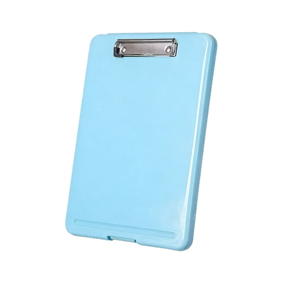 Heavy Duty Plastic Clipboards with Storage, Waterproof Writable Folder with Pen Holder, Large Capacity, Secure Clamps, Multi-Functional Document Organizer