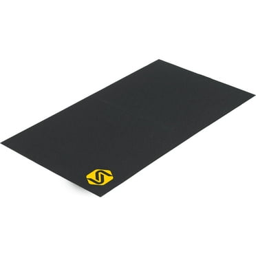 Saris Bike Mat 65 x 36 in, Single Floor Protective Bike Trainer Mat, Black