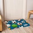 thumbnail image 6 of Football Polyester Non-Slip Area Rug Floor Mats – Machine Washable Office Mat, 6 of 6