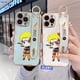 thumbnail image 2 of IPhone 13 12 Pro MAX Mini Compatível Funda Celular Para De Wrist Strap Naruto Uzumaki, 2 of 4