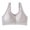 Purple PPXL, variant on Bra Women Womans Underwear Beautiful Back No Underwire Bras Solid Color Fashion Thin Brassiere Loose Casual Wear Purple XL