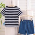thumbnail image 6 of Utoimkio Toddler Baby Boy Girls Summer Shorts Set Short Sleeve T-Shirt and Shorts 2Pcs Cute Print Summer Outfits Size 4-8T, 6 of 6