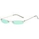 thumbnail image 1 of Mujer Hombre Vintage Transparente Pequeño Marco Gafas De Sol Retro Gafas Moda, 1 of 3