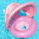 thumbnail image 5 of Tubo Natación Soplado Anillo para Bebés Sirena Con Asas Y Carrozas Piscina Asiento () Rosa, 5 of 9