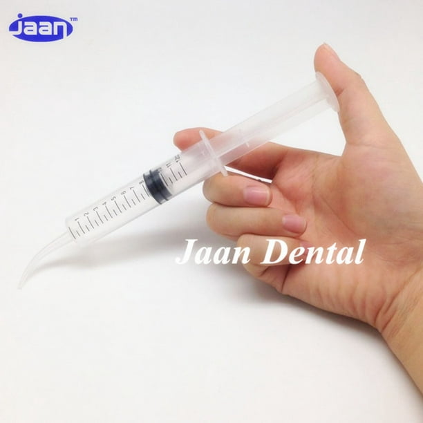 12ml Transparent Dental Irrigation Syringe Oral Irrigator with
