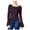 Purple - eggplant, variant on Chelsea Sky Womens Ribbed Pullover Blouse, Black, Medium