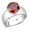 thumbnail image 1 of Bague en Acier Inoxydable Poli pour Femmes avec Grade AAA CZ en K2 - Taille 5, 1 of 1