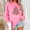 Pink4, variant on 2025 Women's Sequined Snowflake Blouse – Christmas Long Sleeve Tee, Party Vacation Casual Top‌