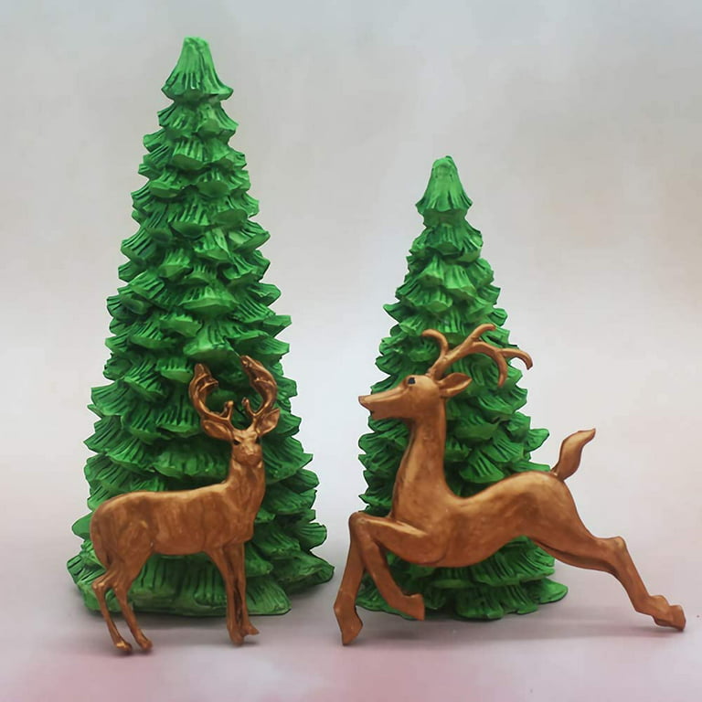 Small Christmas Tree Mold Resin Molds, Wax Melt Mold, Fondant