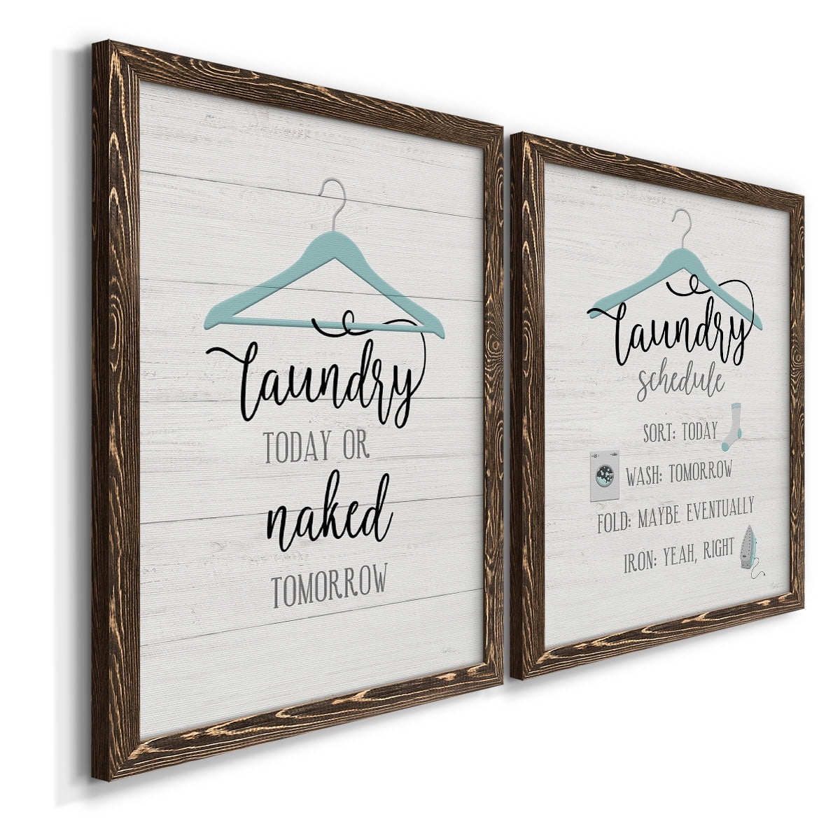 Naked Tomorrow - Premium Framed Canvas 2 Piece Set - Ready to Hang