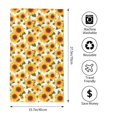 thumbnail image 2 of Balery Yellow Polka Dot Sunflower Toalla de Microfibra Premium con Estampado – 27.5x16 pulgadas, Alta Absorción, Suave y Aterciopelada, Secado Rápido, 2 of 6