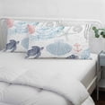 thumbnail image 4 of Blue Red Coastal Nautical Pillow Covers 12"x20", Beach Sea Turtle Ocean Coral Starfish Soft Brushed Breathable Throw Pillow Covers, Pillowcase with Zipper for Couch Sofa Bedroom Living Room, 4 of 9