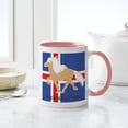 thumbnail image 4 of CafePress - 11 Oz Palomino Icelandic Horse W/Flag Mug Mugs - 11 oz Ceramic Mug - Novelty Coffee Tea Cup, 4 of 4