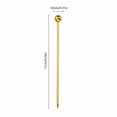 thumbnail image 2 of 10-Piece Stainless Steel Fruit Picks Ball Top Toothpick Pins Reusable Elegant Appetizer Cocktail Sticks for Party Dessert Decor, 4.3 Inch, 2 of 8