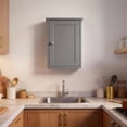 thumbnail image 2 of Ktaxon Bathroom Cabinet Wall Mount Mirrored Medicine Cabinet, Gray, 2 of 10