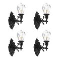 thumbnail image 2 of Lámpara de pared de simulación, modelo de lámpara de pared decorativa, modelo de lámpara para casa de muñecas, 4 Uds., 2 of 8
