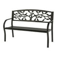 thumbnail image 2 of 50 in. Tree of Life Metal Outdoor Garden Bench, 2 of 4