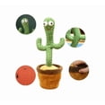 thumbnail image 3 of Juguete de peluche Dancing Cactus con repetidor de voz y música, 3 of 3