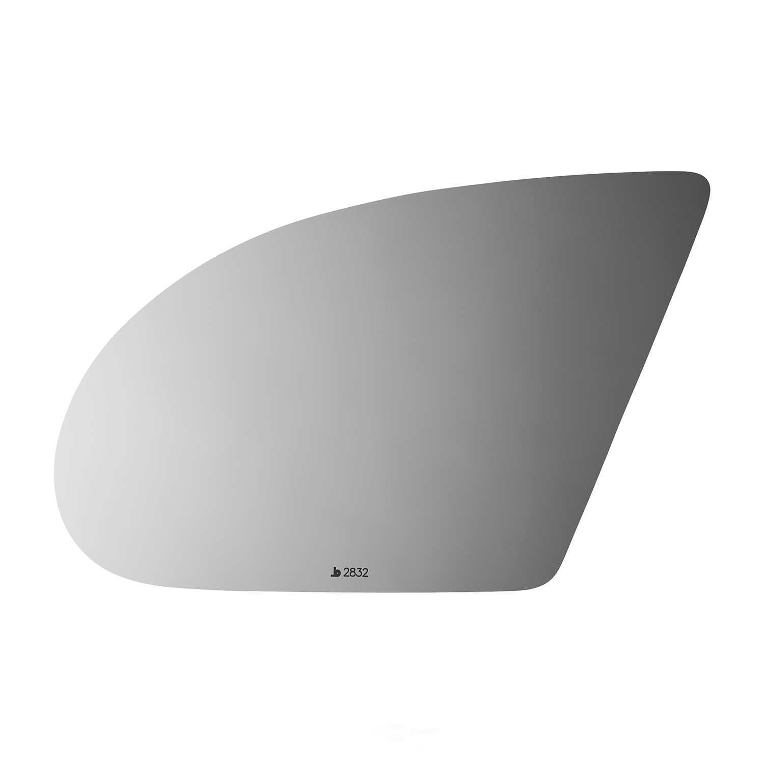 Burco Side View Mirror Replacement Glass - Clear Glass - 2832
