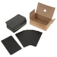 thumbnail image 1 of OUNONA 100Pcs Black Blank Playing Cards Versatile Paper for Crafting Writing and Board Games, 1 of 8