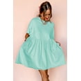 thumbnail image 6 of Casual Summer Dress for Women - High Waist, Solid Color, Raw Edge Design - [ZhiHiMeRi] | (US 4-6)S, 6 of 8