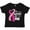 AB-Black, variant on Inktastic Breast Cancer Awareness I Support My Gigi with Pink Ribbon Boys or Girls Toddler T-Shirt
