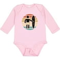 thumbnail image 3 of Inktastic Surfing Retro Sunset for Surfer Boys or Girls Long Sleeve Baby Bodysuit, 3 of 5