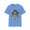 Carolina Blue, variant on Skull Graphic Unisex Cotton T-shirt with Skeleton Artwork Design 7