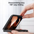 thumbnail image 3 of Leather Back Cover Phone Case for Moto Razr 2022 Phone Flip Folding Full Protective Shockproof Cover, 3 of 5