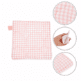 thumbnail image 3 of Unique Bargains 1 Pc Heart-shaped Quilting Drink Coaster Pink Cotton Fabric, 3 of 6