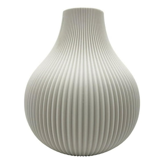 Bergamo Art Textured Pear Shaped Ceramic Vase