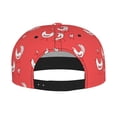 thumbnail image 2 of Susaid Cartoon Rooster Print Baseball Cap Hip Hop Style Flat Visor Adjustable Outdoor Cap Unisex Adjustable Breathable, 2 of 7