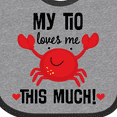 thumbnail image 4 of Inktastic My Tio Loves Me Nephew Boys or Girls Baby Bib, 4 of 4