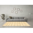 thumbnail image 3 of Ahgly Company Indoor Rectangle Trellis Brown Contemporary Area Rugs, 7' x 10', 3 of 4