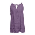 thumbnail image 4 of Camisole Tops for Women Lightweight Casual Spaghetti Strap Loose Fit Flowy Cami Tank Tops Summer Outfits, 4 of 5