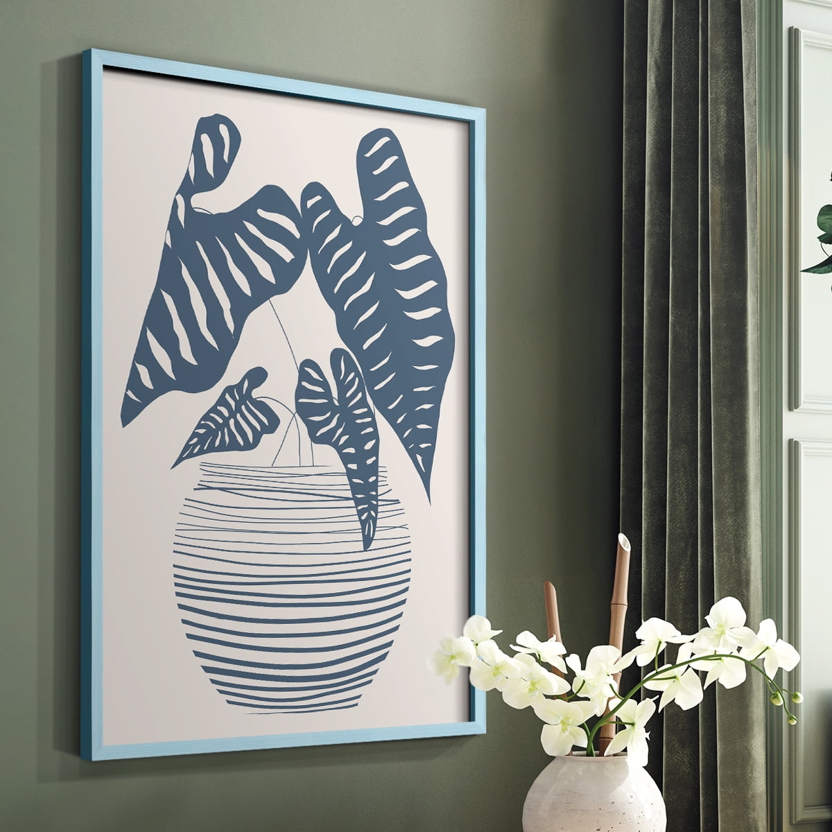 Wired in Monochrome I Framed Print - Solid Wood in Single Picture Frame Solid Wood 2 Framed Print