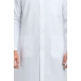 thumbnail image 5 of DR Unifroms® Unisex Collarless Lab Coat, White Medical Coat (60% Cotton, 40% Polyester), 5 of 8