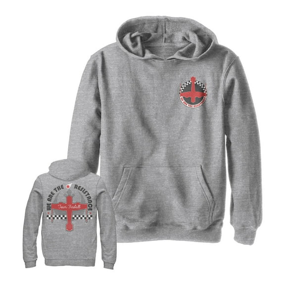 Boy's Star Wars Resistance Be Team Fireball  Pull Over Hoodie Athletic Heather Small