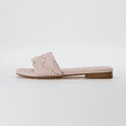 thumbnail image 4 of Cushionaire Franca Woven Slide Sandals Women Dressy or Casual with Memory Foam | Comfortable Summer Shoes for Women | Lightweight Slip-On Flat Sandals | Wide Widths Available, 4 of 8