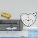 thumbnail image 2 of Caja de pañuelos,Dispensador de pañuelos para baño,Reloj de pared,Reloj de pared acrílico para oficina en casa,sin tictac,Relojes de pared colgantes Reloj de tiempo decorativo, 2 of 8