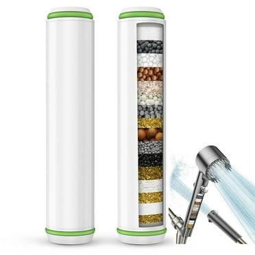 Shower Filter for Handheld Shower Head, 2 Pack 18 Stage Replacement Filters for Hard Water