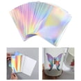 thumbnail image 3 of El adhesivo de papel de impresión 50 piezas rápidamente Papel adhesivo holográfico para Estilo B Sharpla Papel adhesivo, 3 of 8