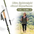 thumbnail image 5 of Trekking Poles, Collapsible Hiking Poles,Lightweight and Compact Walking Sticks with Adjustable Height for Men and Women, 5 of 7