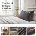thumbnail image 5 of Unique Bargains 2 Pack Cotton Smooth Cooling Pillow Cases Envelope Closure Dark Gray-Gray, 5 of 5