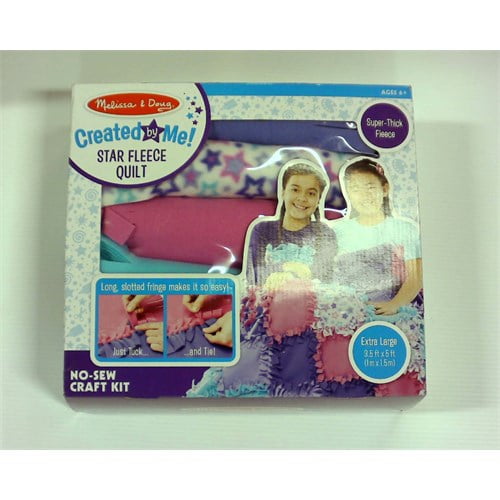 melissa and doug star fleece quilt